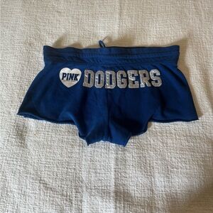 PINK MLB LA Y2K Dodgers Cotton Shorts